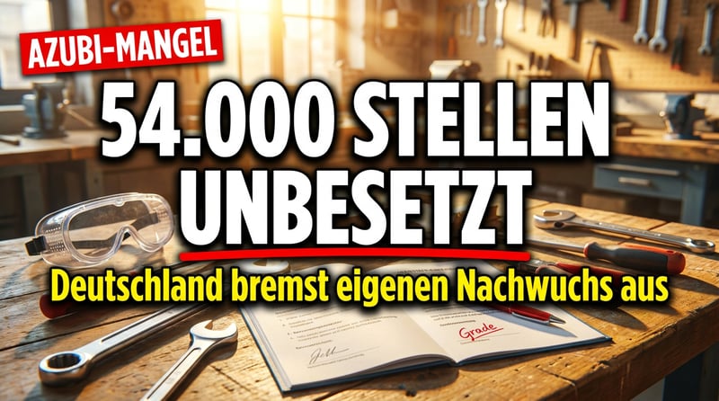 Handwerker-Nachwuchs verzweifelt gesucht: Wie Deutschland seine eigene Zukunft ausbremst