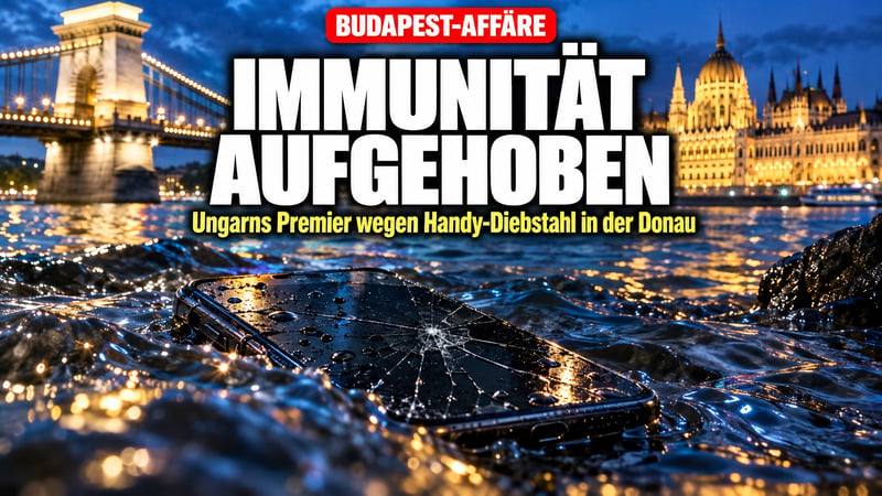 Handy in der Donau: Ungarns Premier Magyar verliert seine Immunität!