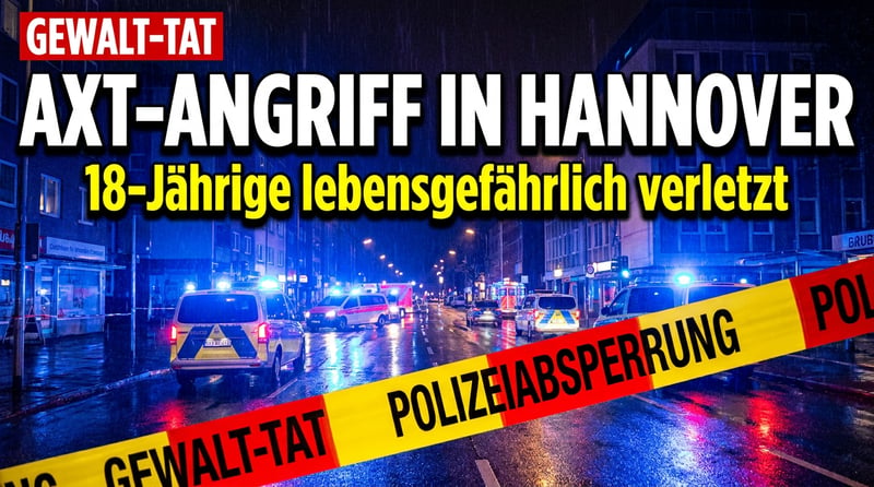 Hannover: Brutaler Axt-Angriff auf 18-Jährige – ein weiteres Kapitel im deutschen Gewaltprotokoll