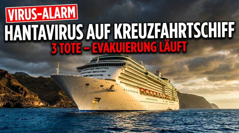 Hantavirus auf Luxusliner: US-Amerikaner positiv getestet – Globale Evakuierungsaktion läuft