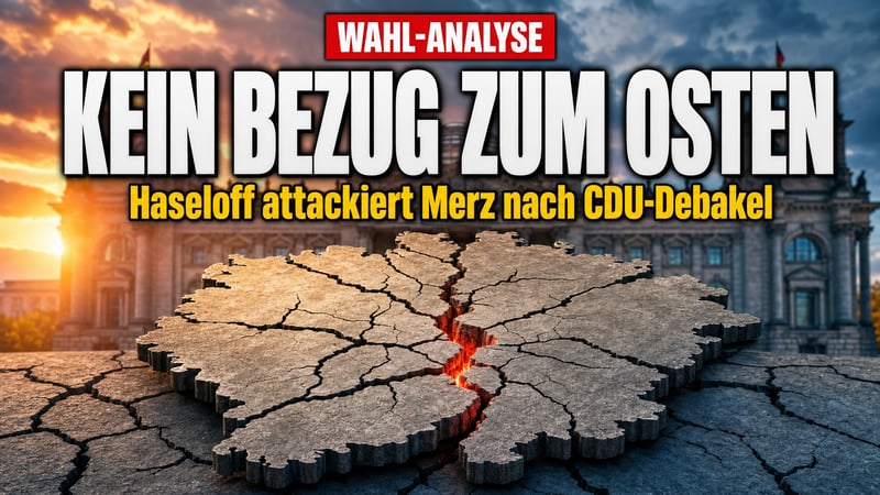 Haseloff gegen Merz: „Kein mentaler Bezug“ zum Osten!