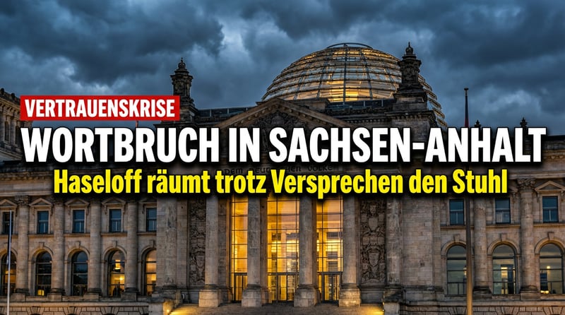 Haseloffs gebrochenes Versprechen: Wenn politische Glaubwürdigkeit zur Worthülse verkommt