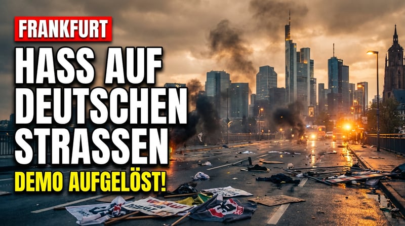 Hass auf deutschen Straßen: Polizei muss anti-israelische Demo in Frankfurt auflösen