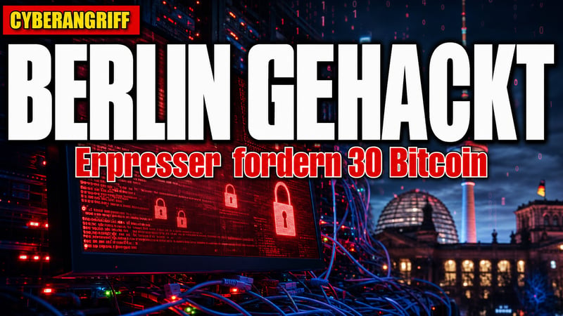Hauptstadt gehackt: Erpresser fordern 30 Bitcoin von Berlin