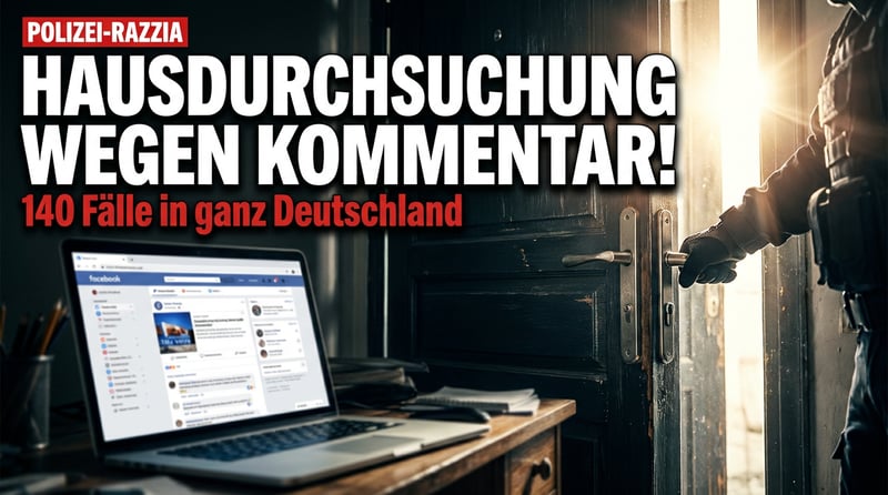 Hausdurchsuchungen wegen Online-Kommentaren: Wenn der Staat seine Bürger für Worte jagt