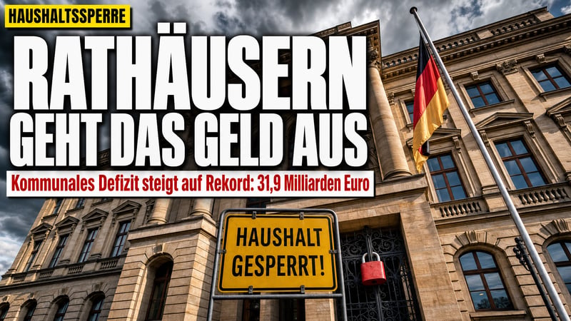 Haushaltssperre wird zum Normalfall: Deutschlands Rathäuser gehen das Geld aus