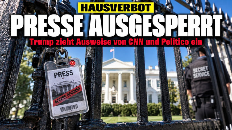 Hausverbot im Weißen Haus: Trump sperrt CNN und Politico aus