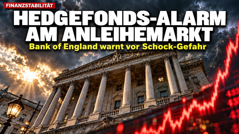 Hedgefonds-Bombe am Anleihemarkt: Bank of England schlÀgt Alarm!