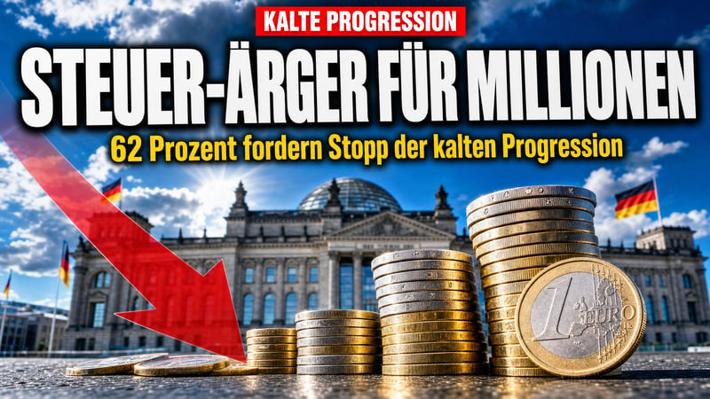 Heimliche Steuererhöhung: Bürger fordern Stopp der kalten Progression