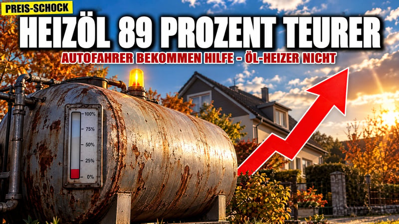 Heizöl-Schock: 89 Prozent teurer – und Berlin lässt Öl-Heizer allein!