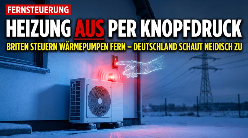 Heizung aus per Knopfdruck: Großbritannien baut die Fernsteuerung der Wärmepumpen – und Deutschland schaut neidisch zu