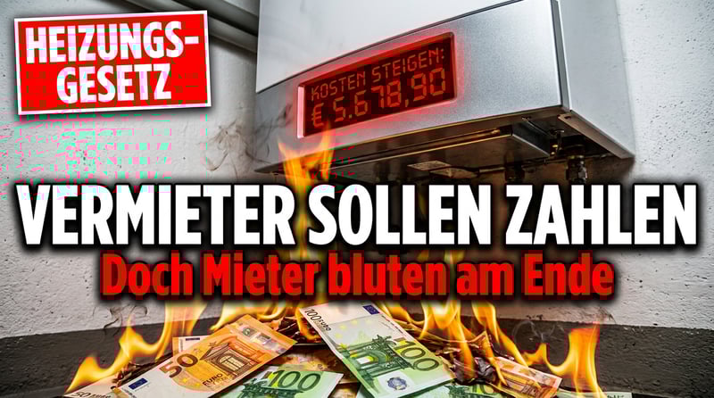 Heizungsgesetz 2.0: Vermieter sollen bluten – doch am Ende zahlt wieder der Mieter