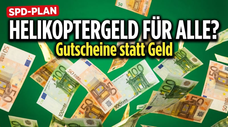Helikoptergeld mit grünem Anstrich: SPD will „Energiewende-Gutscheine" verteilen