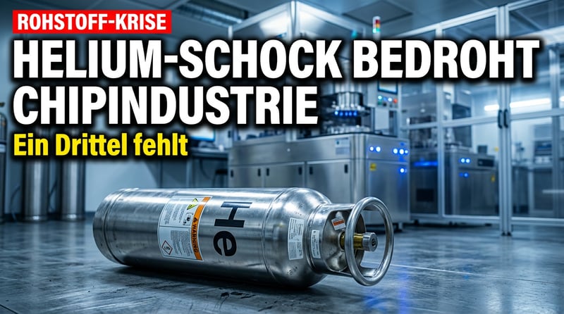 Helium-Krise: Wie ein unscheinbares Edelgas die Weltwirtschaft in die Knie zwingen könnte