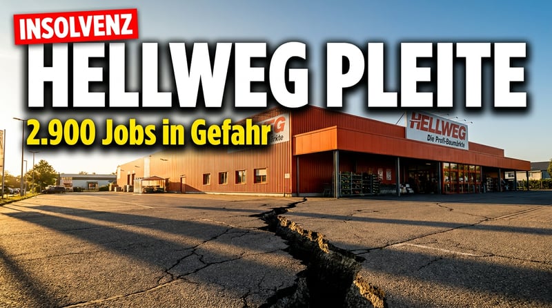Hellweg in der Insolvenz: Wenn die nächste Baumarkt-Säule unter der Wirtschaftspolitik wegbricht