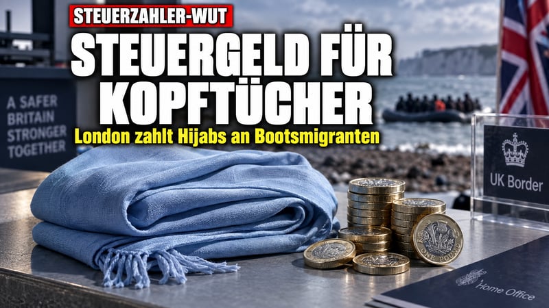 Hijabs vom Staat: London zahlt Kopftücher für Bootsmigranten