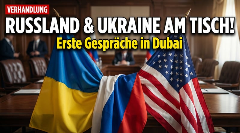 Historischer Durchbruch? Erstmals sitzen Ukraine, Russland und USA gemeinsam am Verhandlungstisch
