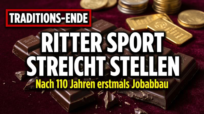 Historischer Einschnitt bei Ritter Sport: Erstmals seit 110 Jahren fallen Stellen – die bittere Schokoladenwahrheit