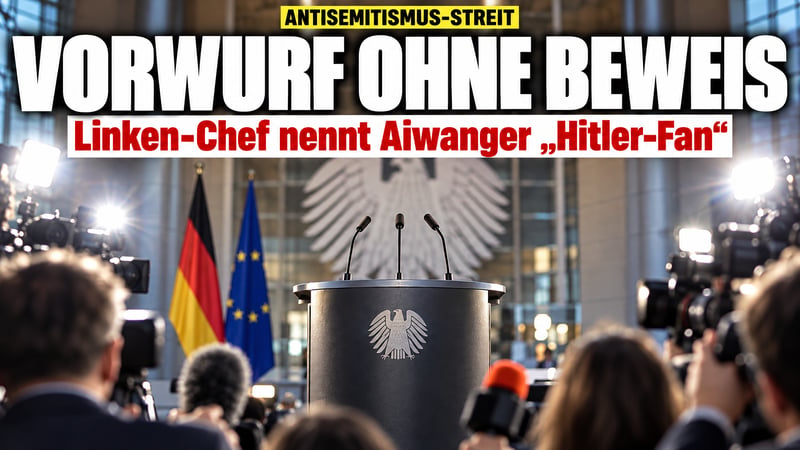 „Hitler-Fan“-Attacke: Linken-Chef lenkt vom eigenen Problem ab