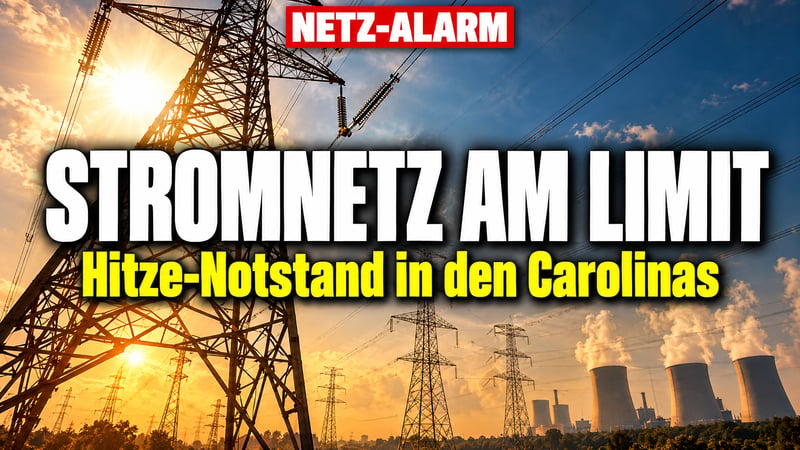 Hitze-Alarm in den USA: Stromnetz der Carolinas am Limit!