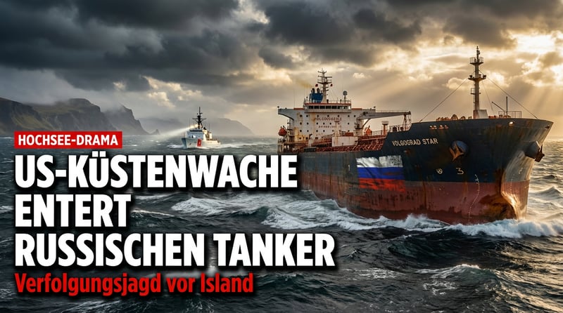 Hochseejagd im Kalten-Krieg-Stil: US-Küstenwache entert russischen Tanker vor Island
