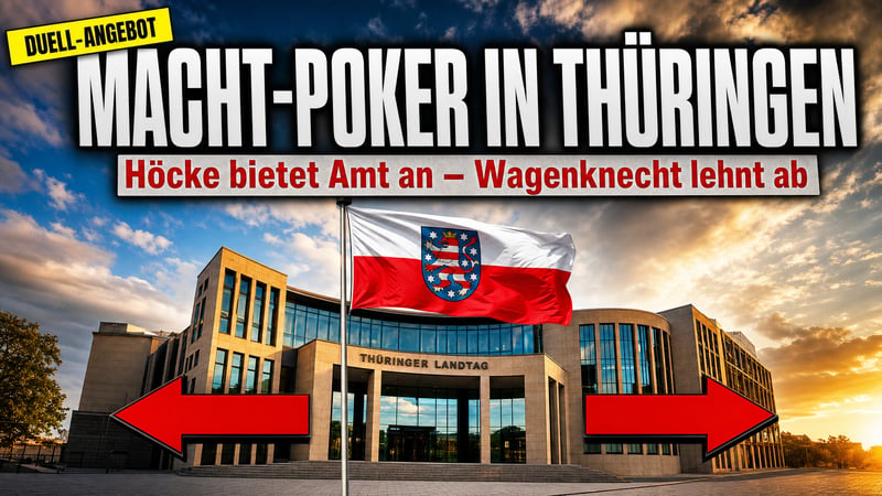 Höcke bietet Wagenknecht Thüringen an – sie kontert mit Duell!