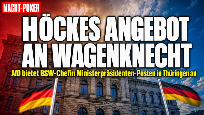 Höckes Coup-Angebot: Wagenknecht als Ministerpräsidentin in Erfurt?