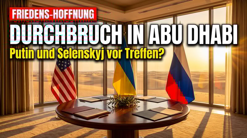 Hoffnungsschimmer in Abu Dhabi: USA sehen Durchbruch bei Ukraine-Verhandlungen