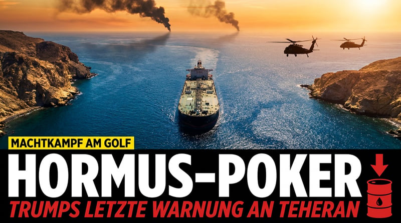Hormus als Faustpfand: Trumps „letzte Chance" für Teheran – und der Ölmarkt tanzt nach Washingtons Pfeife