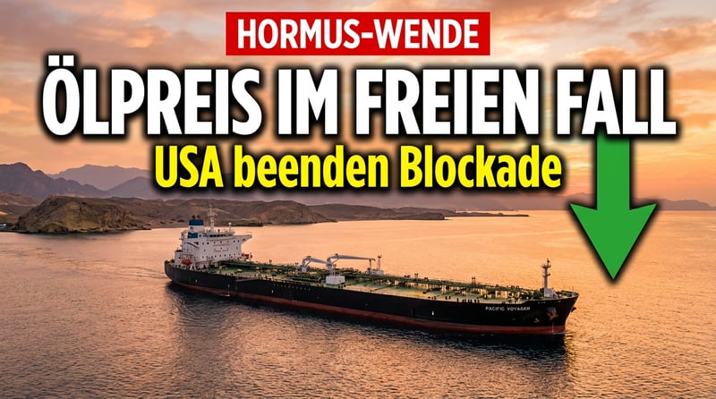 Hormus atmet auf: USA lockern Iran-Blockade – und der Ölpreis fällt ins Bodenlose