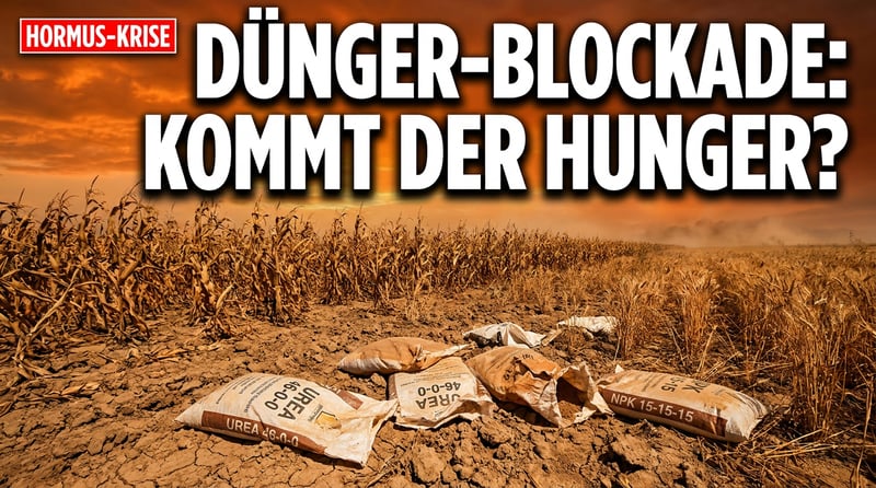 Hormus-Blockade: Wenn der Düngerhahn zugedreht wird, hungert die Welt