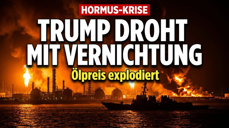 Hormus brennt: Trump droht Teheran mit Vernichtung – Weltwirtschaft am Abgrund