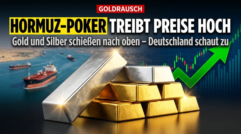 Hormuz-Poker: Gold und Silber schießen nach oben – und Deutschland schaut wieder nur zu