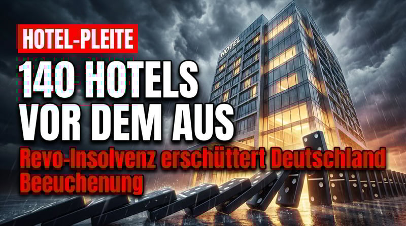 Hotelkrise eskaliert: Revo Hospitality reißt 140 Hotels mit in die Insolvenz