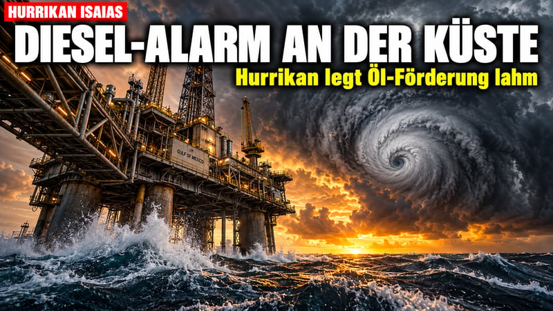 Hurrikan Isaias rast auf Amerikas Öl-Herz zu: Droht der Diesel-Schock?