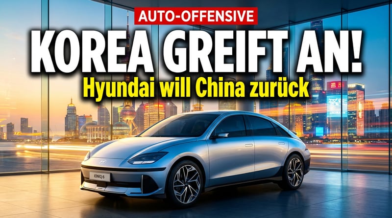 Hyundai wagt den Gegenangriff: Koreanischer Autobauer will Chinas E-Auto-Markt zurückerobern