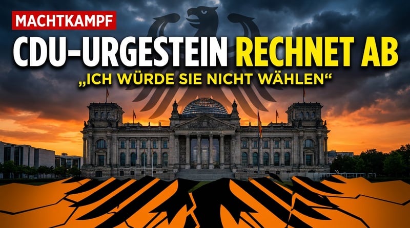 „Ich würde sie nicht wählen“ – CDU-Urgestein rechnet gnadenlos mit der eigenen Partei ab