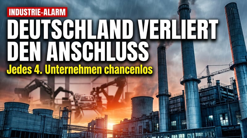 Ifo-Alarm: Deutschlands Industrie verliert dramatisch den Anschluss – und die Politik schaut zu