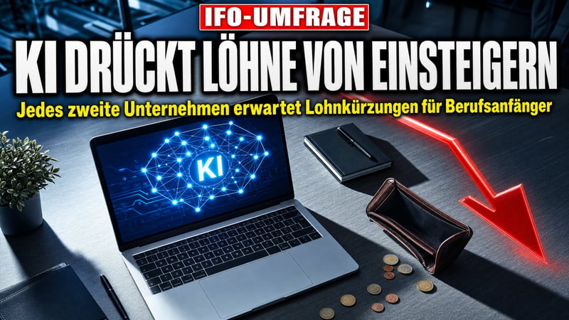 Ifo-Schock: Firmen planen Lohnkürzungen — KI trifft Berufseinsteiger