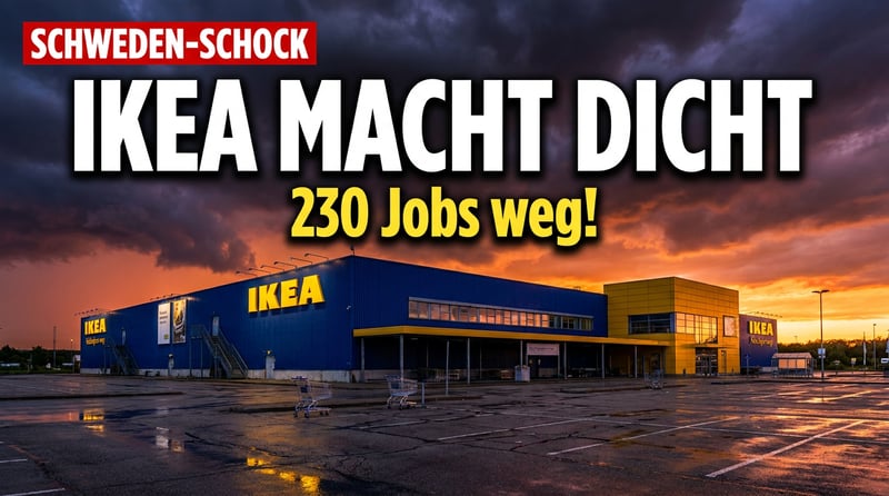 Ikea kapituliert vor der digitalen Realität: Erstmals seit vier Jahrzehnten schließt ein Möbelhaus in Schweden