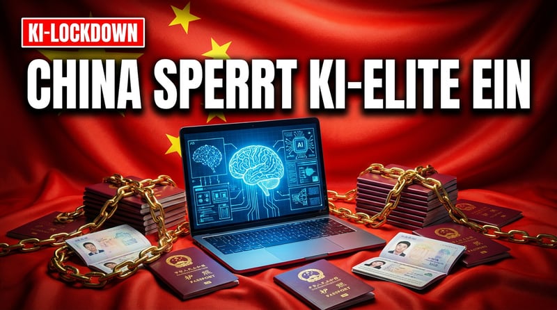 Im Reich der Mitte sitzt die KI-Elite fest: China sperrt seine besten Köpfe ein