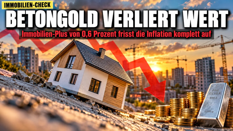 Immobilien-Flaute: Plus 0,6 Prozent – und trotzdem ein Verlustgeschäft?