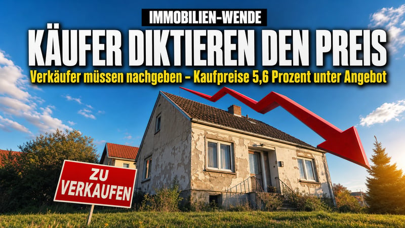 Immobilien-Wende: Käufer diktieren jetzt den Preis!
