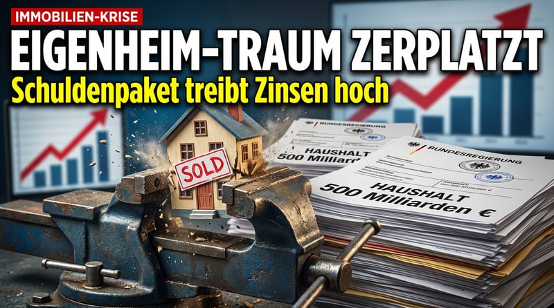 Immobilienmarkt im Würgegriff: Wie das Schuldenpaket der Merz-Regierung den Traum vom Eigenheim zerstört