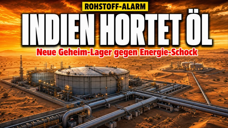 Indien hortet Öl: Zwei neue Geheim-Lager gegen den Energie-Schock