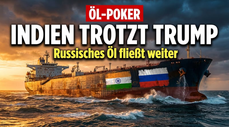 Indien zeigt Trump die kalte Schulter: Russisches Öl fließt weiter in den Subkontinent
