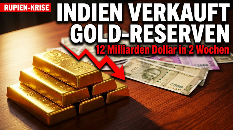 Indiens Notenbank verschleudert 12 Milliarden Dollar in Gold – ein Warnsignal für die Welt?