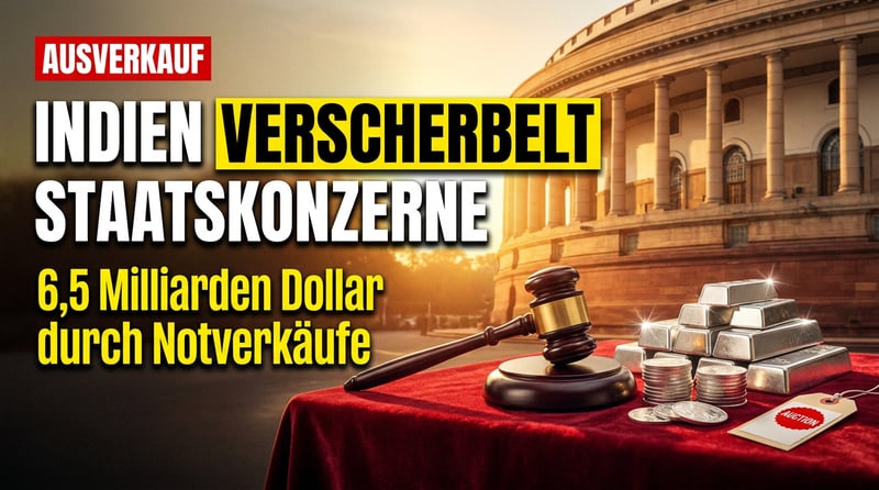 Indiens Tafelsilber kommt unter den Hammer: Warum Neu-Delhi seine Staatskonzerne verscherbelt