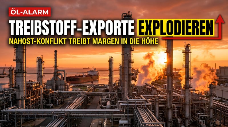 Indiens Treibstoff-Exporte explodieren: Wie der Nahost-Konflikt die Raffinerie-Margen in die Höhe treibt