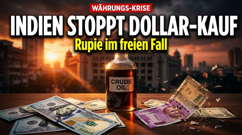 Indiens Zentralbank greift durch: Ölraffinerien dürfen keine Dollars mehr am Spotmarkt kaufen